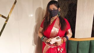 Stepmom Caught Her Stepson Jerking with Her Panties - Indian Lisa