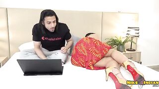 Rimming Lover Huge Ass Desi MILF Bhabhi FUCKED by Desi Guy