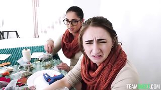 “You Bully Us Cause You Wanna Fuck Us!” Madison & Penelope’s Autumn Bikinis