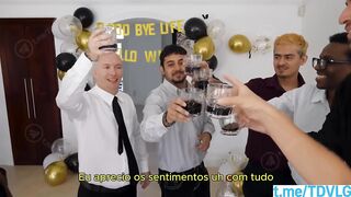 Na Festa De Despedida Deu Uma Loirinha Pra Ele LEGENDADO - Kali Roses