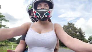 My stepmother picks me up after university