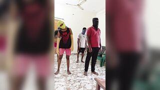 Boxing Coach and Student Fucks Stepmother and Stepdaughter